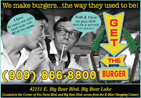 Get The Burger Old Time Ad